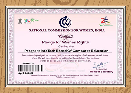 Organization's Pledge for Women Right